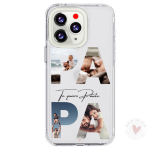 Funda Personalizada Diseño Foto Letras Papá 25