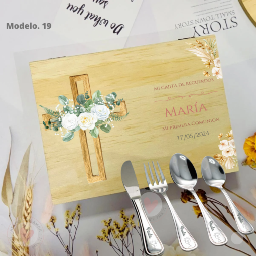 Set Cubiertos Personalizados + Caja Madera - Imagen 20