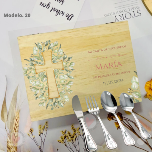 Set Cubiertos Personalizados + Caja Madera - Imagen 29