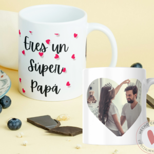 Taza Personalizada con Foto Diseño 25- Eres Mi Super Papá