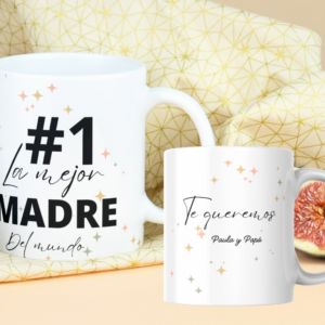 Taza Personalizada con Foto Diseño 35 - La Mejor Madre del Mundo #1