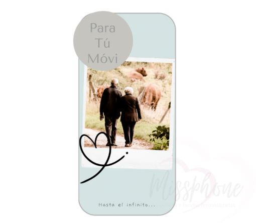 Funda Personalizada con Foto Diseño Turquesa - Imagen 4