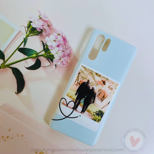 Funda Personalizada con Foto Diseño Turquesa - Imagen 2
