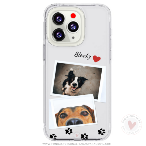 Funda Personalizada con Foto Diseño Huellas