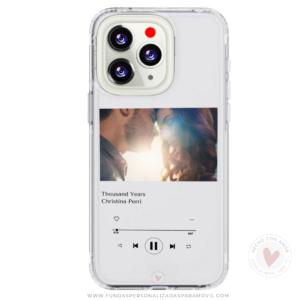 Funda Personalizada Spotify con Foto Fondo Transparente