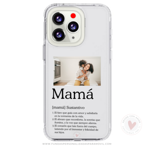 Funda Personalizada con Foto Diseño Mamá Definición