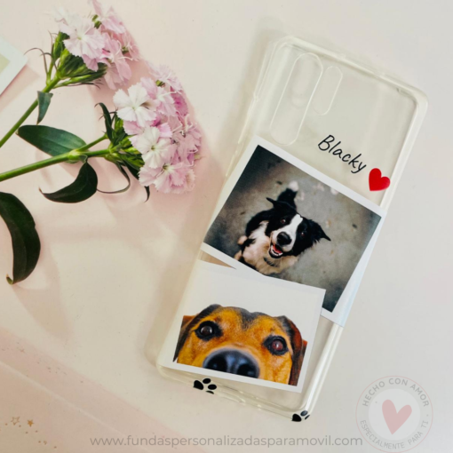 Funda Personalizada con Foto Diseño Huellas - Imagen 2