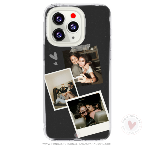 Funda Personalizada con Foto Diseño Collage Corazón