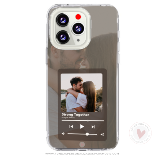 Funda Personalizada con Foto Diseño Canción
