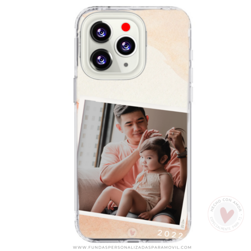 Funda Personalizada con Foto Diseño Foto Instantánea Año