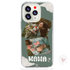 Funda Personalizada con Foto Diseño Mamá Verde