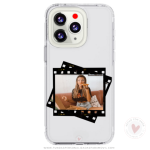 Funda Personalizada con Foto Diseño Foto Instantánea Carrete Fondo Transparente