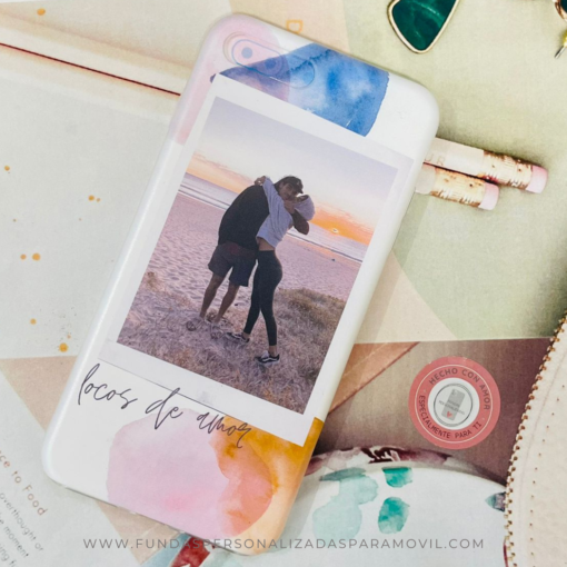 Funda Personalizada con Foto Diseño Locos de Amor - Imagen 2