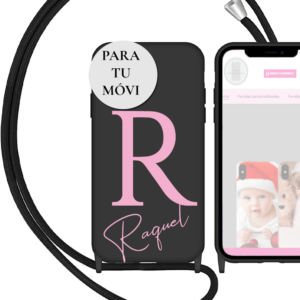 Funda Personalizada Con Cuerda Silicona Case Tacto Suave