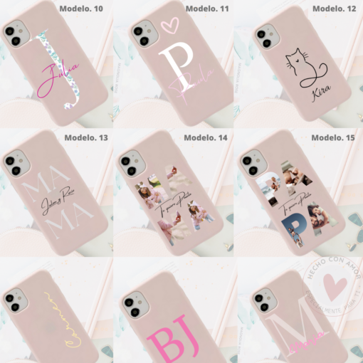 Funda Personalizada Silicona Case Tacto Suave - Imagen 3