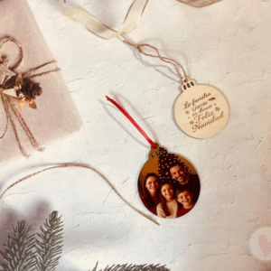 Bola Árbol de Navidad Personalizada con foto